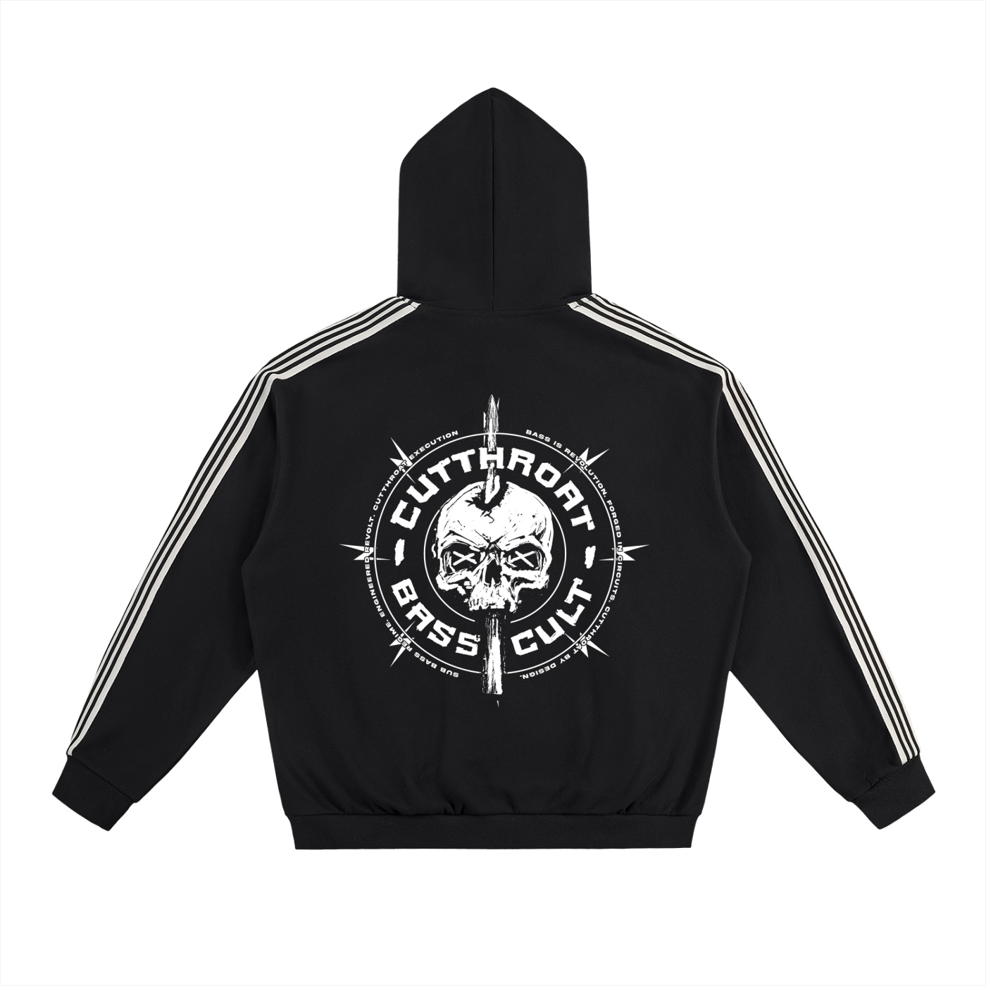 Side Stripe Drop-Shoulder Hoodie - Image 2