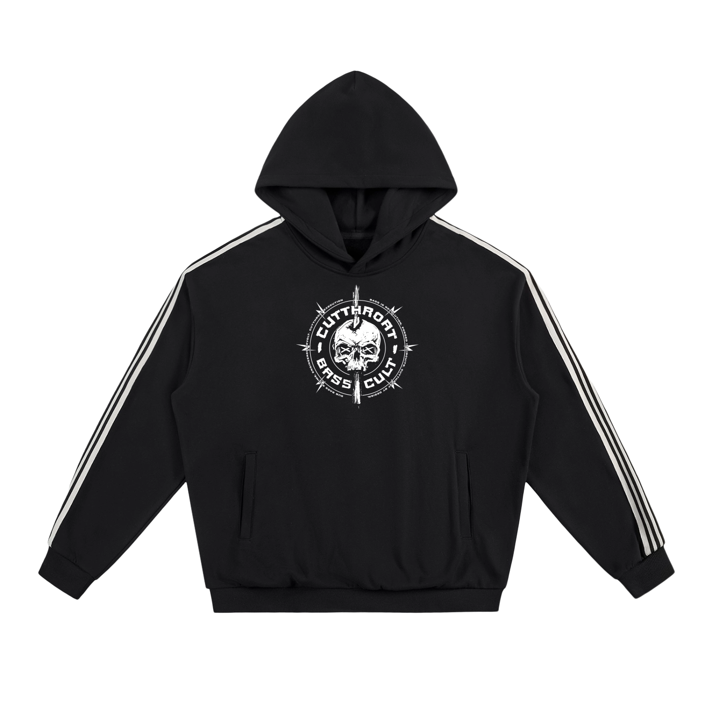 Side Stripe Drop-Shoulder Hoodie