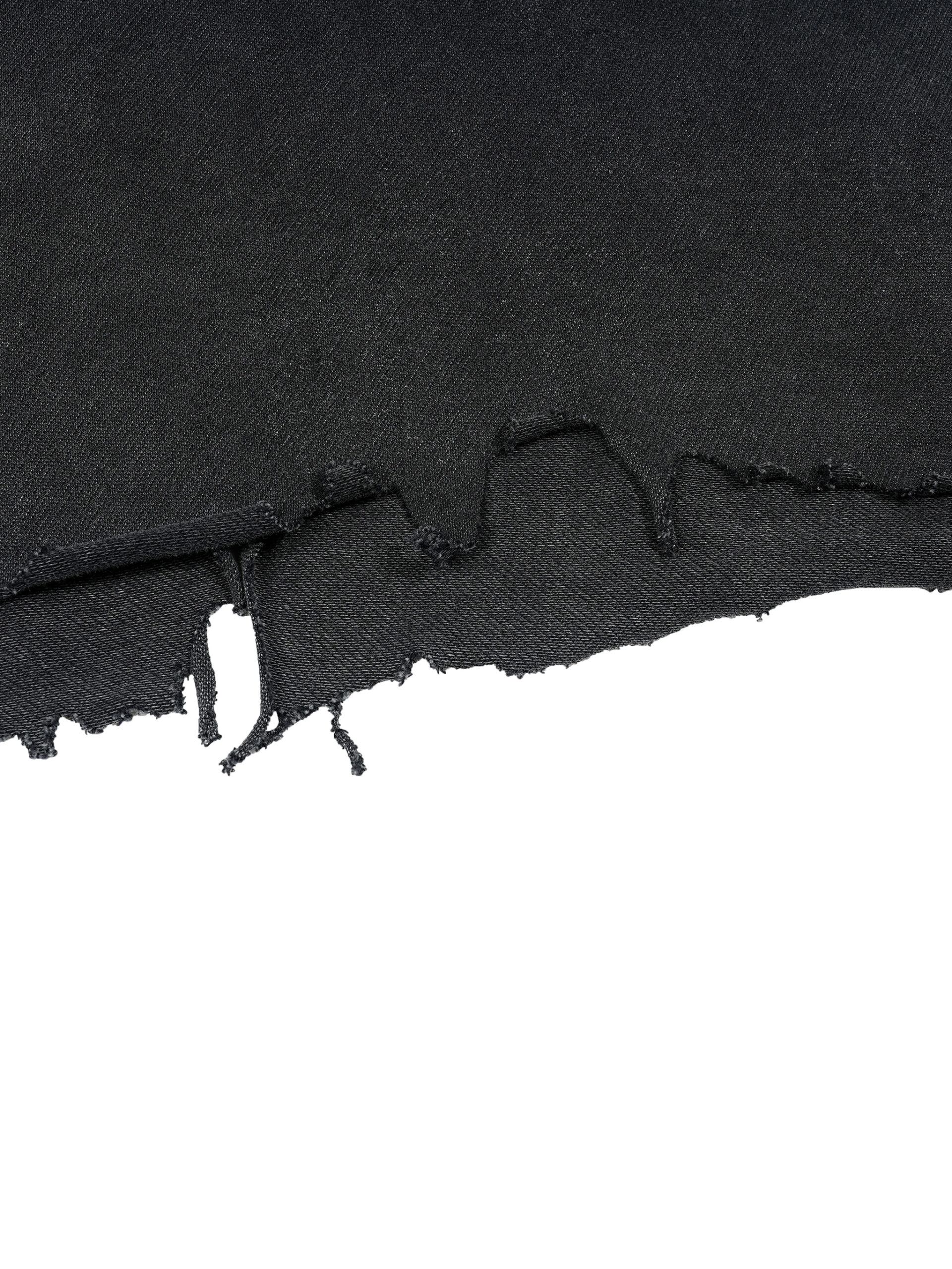 Vintage Wash Boxy Distressed Hem T-Shirt - Image 9
