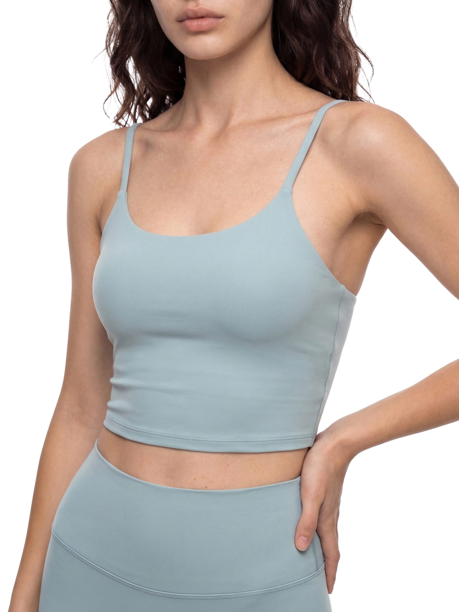 Spaghetti Strap Yoga Sports Bra - Image 4